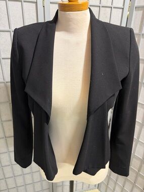 Jacob Black Open-Front Draped Blazer, Women’s Medium